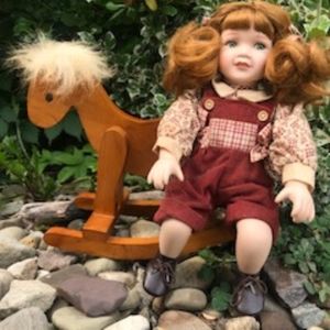 Beautiful Gabby & Rocking Horse 🐎